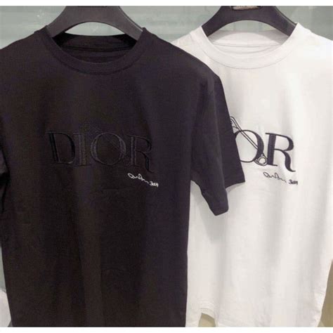 camiseta dior negra hombre